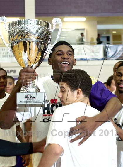 Thumbnail 1 in Word of God Christian Academy vs. New Hampton (HighSchoolOT.com Invitational) photogallery.