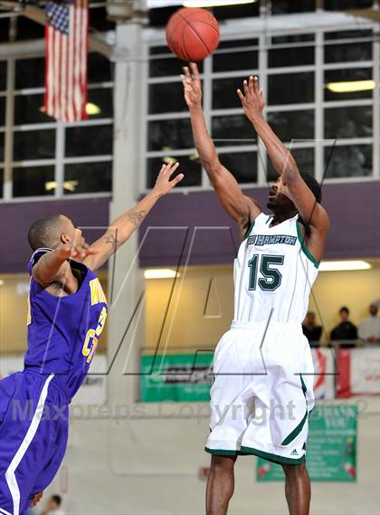 Thumbnail 1 in Word of God Christian Academy vs. New Hampton (HighSchoolOT.com Invitational) photogallery.