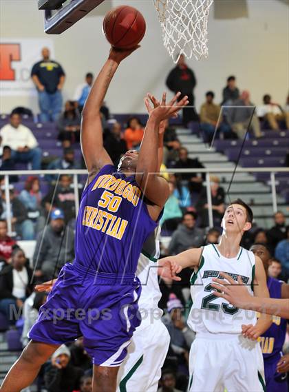 Thumbnail 3 in Word of God Christian Academy vs. New Hampton (HighSchoolOT.com Invitational) photogallery.