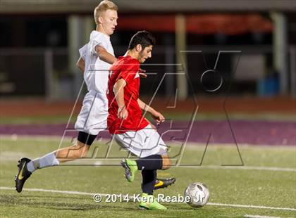 Thumbnail 3 in Lower Dauphin vs Peters Township (PIAA Class AAA Semifinal) photogallery.