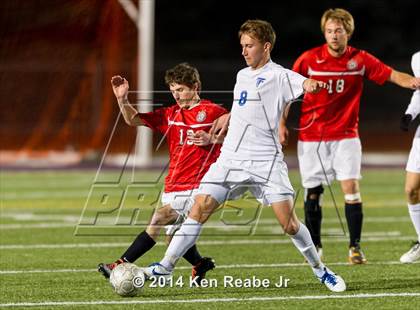 Thumbnail 3 in Lower Dauphin vs Peters Township (PIAA Class AAA Semifinal) photogallery.