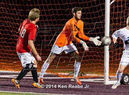Thumbnail 3 in Lower Dauphin vs Peters Township (PIAA Class AAA Semifinal) photogallery.