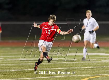Thumbnail 3 in Lower Dauphin vs Peters Township (PIAA Class AAA Semifinal) photogallery.