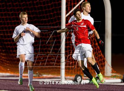 Thumbnail 2 in Lower Dauphin vs Peters Township (PIAA Class AAA Semifinal) photogallery.