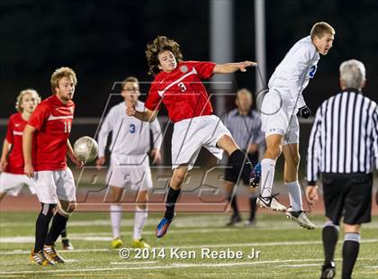 Thumbnail 3 in Lower Dauphin vs Peters Township (PIAA Class AAA Semifinal) photogallery.