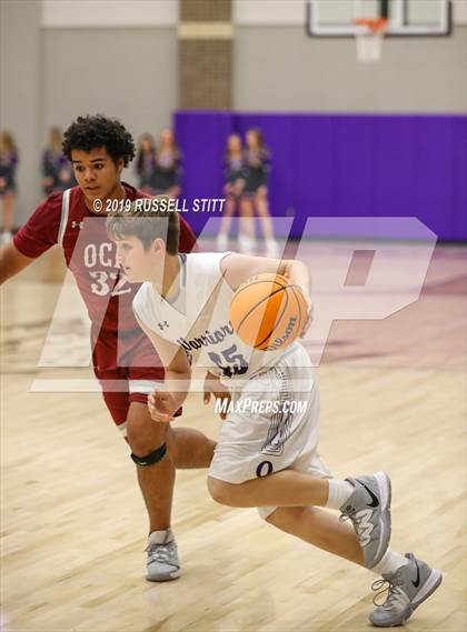 Thumbnail 2 in Okarche vs. Oklahoma Christian Academy photogallery.