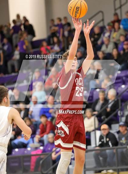 Thumbnail 2 in Okarche vs. Oklahoma Christian Academy photogallery.