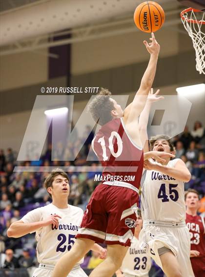 Thumbnail 3 in Okarche vs. Oklahoma Christian Academy photogallery.