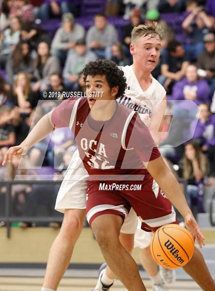 Thumbnail 2 in Okarche vs. Oklahoma Christian Academy photogallery.