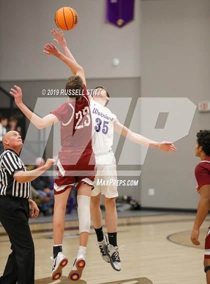 Thumbnail 1 in Okarche vs. Oklahoma Christian Academy photogallery.