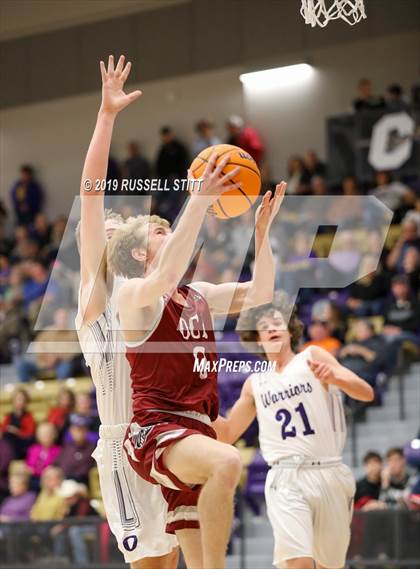 Thumbnail 3 in Okarche vs. Oklahoma Christian Academy photogallery.