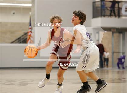 Thumbnail 1 in Okarche vs. Oklahoma Christian Academy photogallery.