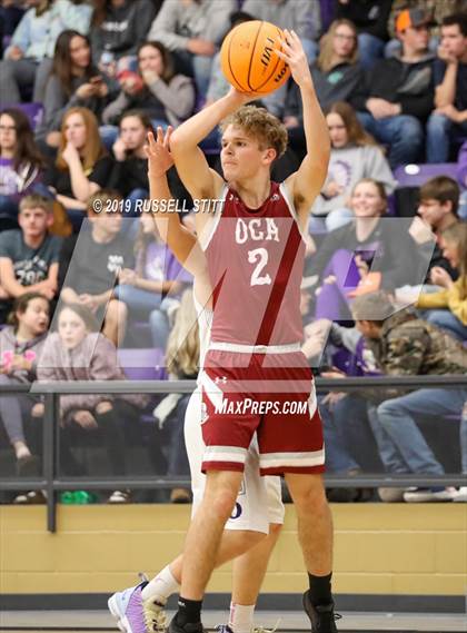 Thumbnail 3 in Okarche vs. Oklahoma Christian Academy photogallery.