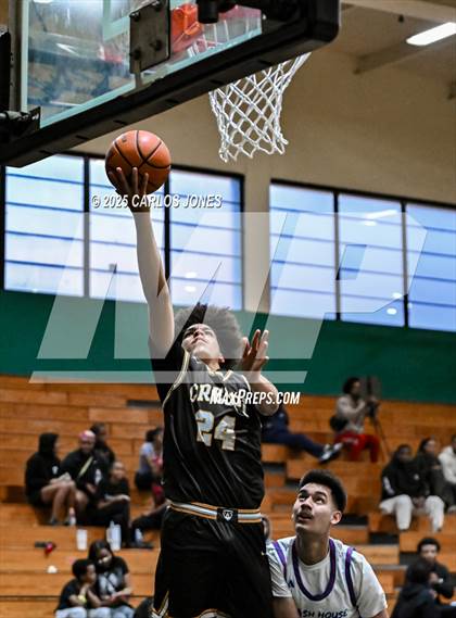 Thumbnail 2 in Crespi vs. George Washington Prep photogallery.