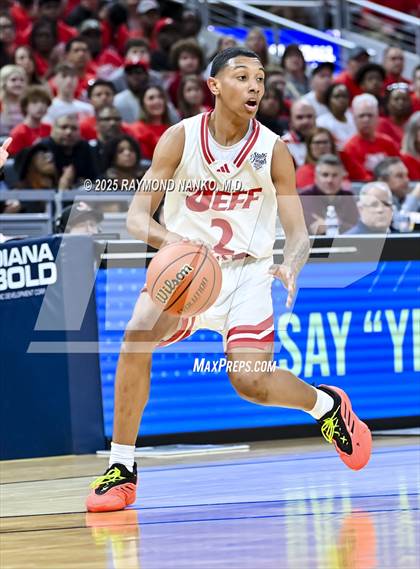 Thumbnail 2 in Fishers vs. Jeffersonville (IHSAA 4A Final) photogallery.