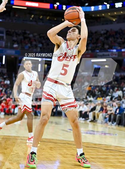 Thumbnail 2 in Fishers vs. Jeffersonville (IHSAA 4A Final) photogallery.