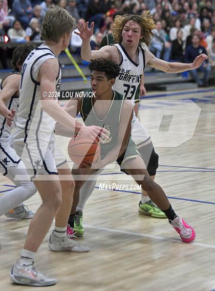 Thumbnail 3 in West Las Vegas @ Santa Fe Prep (District 2-3A First round) photogallery.