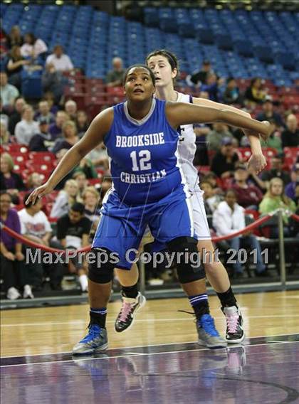 Thumbnail 3 in Brookside Christian vs. Bradshaw Christian (CIF SJS D5 Final) photogallery.