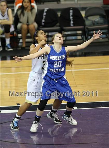 Thumbnail 2 in Brookside Christian vs. Bradshaw Christian (CIF SJS D5 Final) photogallery.