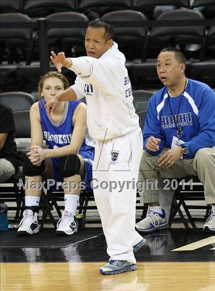 Thumbnail 3 in Brookside Christian vs. Bradshaw Christian (CIF SJS D5 Final) photogallery.