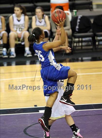 Thumbnail 3 in Brookside Christian vs. Bradshaw Christian (CIF SJS D5 Final) photogallery.