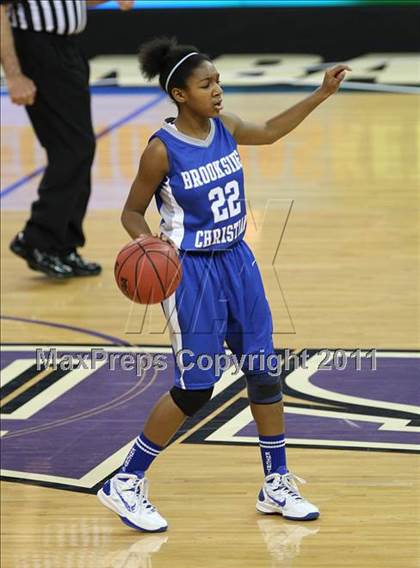 Thumbnail 3 in Brookside Christian vs. Bradshaw Christian (CIF SJS D5 Final) photogallery.