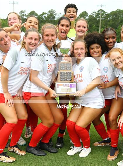 Thumbnail 2 in Clash of the Carolinas ( NC/SC Girls All Stars ) photogallery.