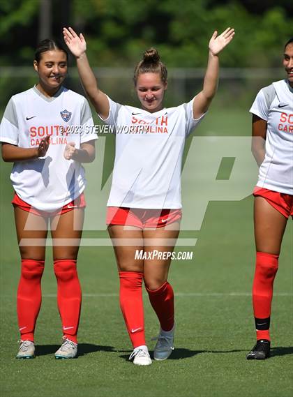 Thumbnail 1 in Clash of the Carolinas ( NC/SC Girls All Stars ) photogallery.