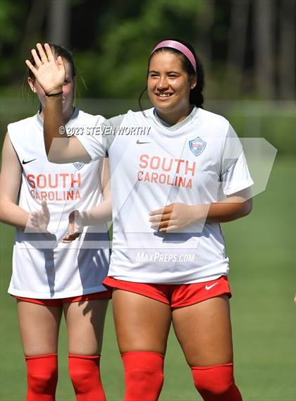 Thumbnail 1 in Clash of the Carolinas ( NC/SC Girls All Stars ) photogallery.