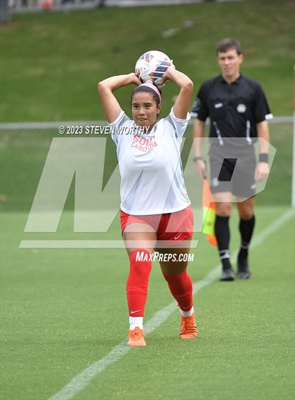 Thumbnail 2 in Clash of the Carolinas ( NC/SC Girls All Stars ) photogallery.