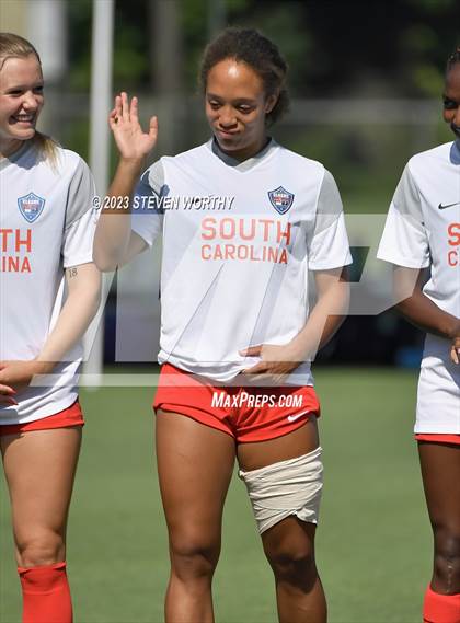 Thumbnail 3 in Clash of the Carolinas ( NC/SC Girls All Stars ) photogallery.