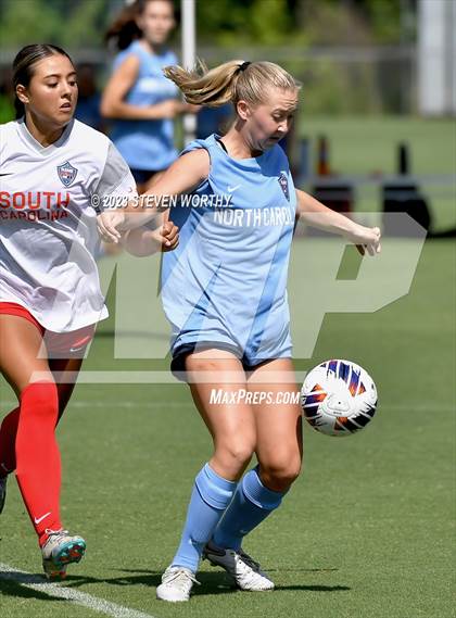 Thumbnail 2 in Clash of the Carolinas ( NC/SC Girls All Stars ) photogallery.