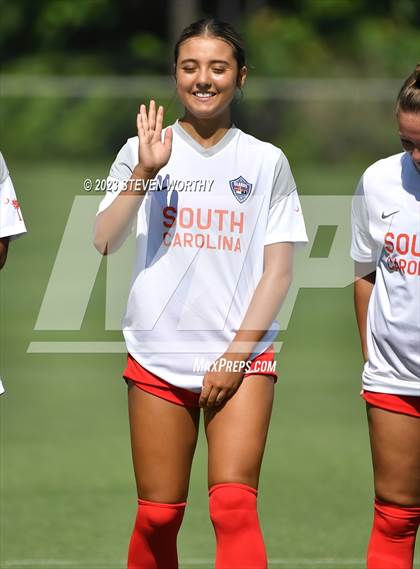 Thumbnail 2 in Clash of the Carolinas ( NC/SC Girls All Stars ) photogallery.