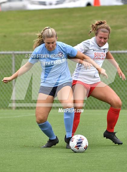 Thumbnail 3 in Clash of the Carolinas ( NC/SC Girls All Stars ) photogallery.