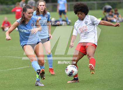 Thumbnail 3 in Clash of the Carolinas ( NC/SC Girls All Stars ) photogallery.