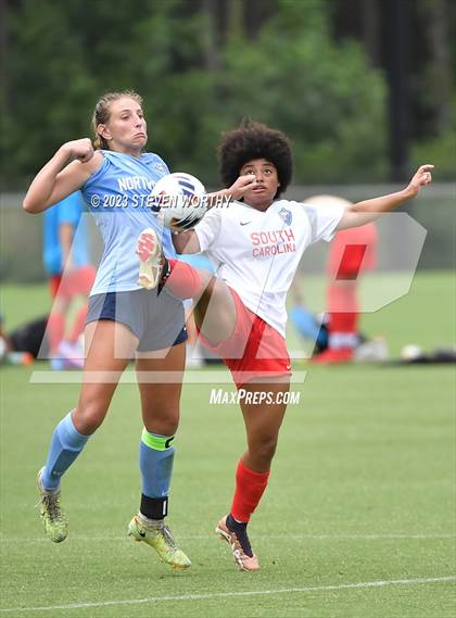 Thumbnail 2 in Clash of the Carolinas ( NC/SC Girls All Stars ) photogallery.