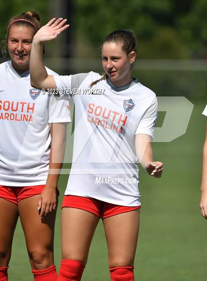 Thumbnail 1 in Clash of the Carolinas ( NC/SC Girls All Stars ) photogallery.