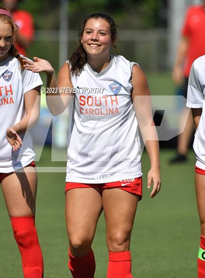 Thumbnail 2 in Clash of the Carolinas ( NC/SC Girls All Stars ) photogallery.