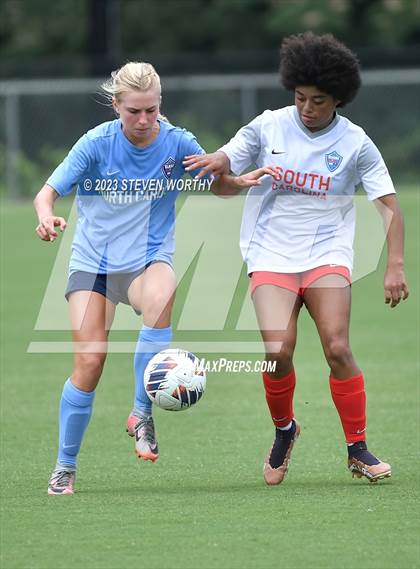 Thumbnail 1 in Clash of the Carolinas ( NC/SC Girls All Stars ) photogallery.