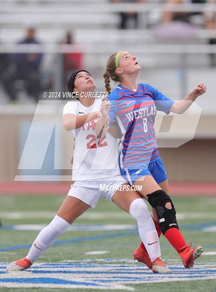 Thumbnail 3 in Westlake vs. Taft (UIL 6A Soccer Regional Finals) photogallery.