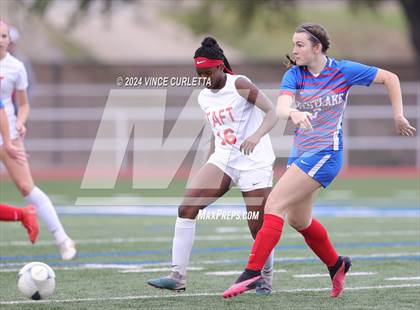 Thumbnail 3 in Westlake vs. Taft (UIL 6A Soccer Regional Finals) photogallery.