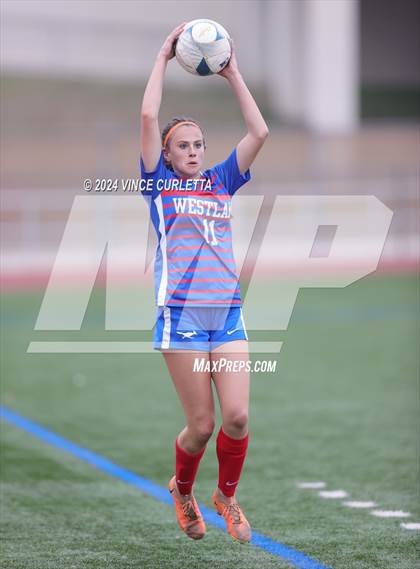Thumbnail 3 in Westlake vs. Taft (UIL 6A Soccer Regional Finals) photogallery.