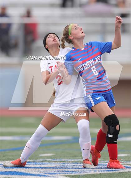 Thumbnail 2 in Westlake vs. Taft (UIL 6A Soccer Regional Finals) photogallery.