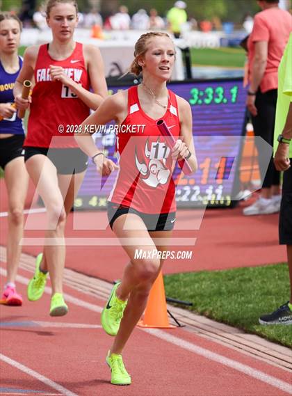 Thumbnail 1 in CHSAA Track and Field 5A Championships (Girls 4x800m Relay) photogallery.