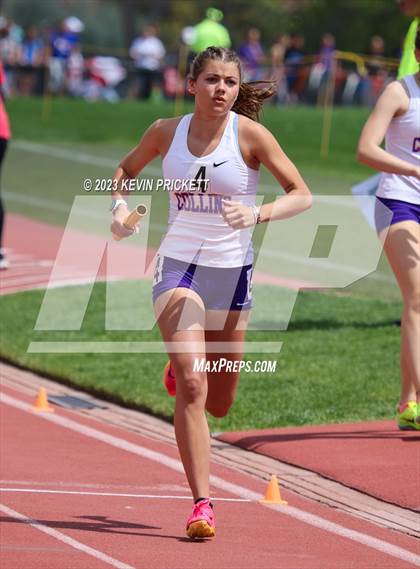 Thumbnail 3 in CHSAA Track and Field 5A Championships (Girls 4x800m Relay) photogallery.