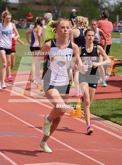 Thumbnail 2 in CHSAA Track and Field 5A Championships (Girls 4x800m Relay) photogallery.