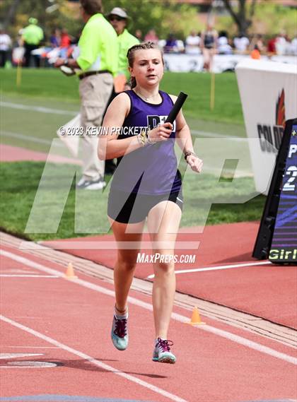 Thumbnail 2 in CHSAA Track and Field 5A Championships (Girls 4x800m Relay) photogallery.