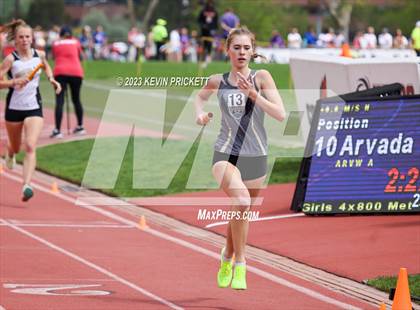 Thumbnail 1 in CHSAA Track and Field 5A Championships (Girls 4x800m Relay) photogallery.