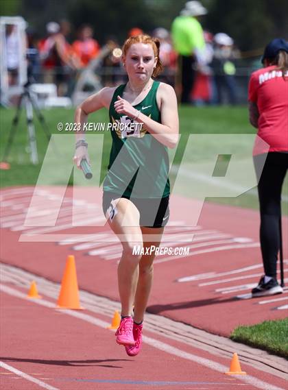 Thumbnail 2 in CHSAA Track and Field 5A Championships (Girls 4x800m Relay) photogallery.