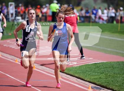 Thumbnail 2 in CHSAA Track and Field 5A Championships (Girls 4x800m Relay) photogallery.